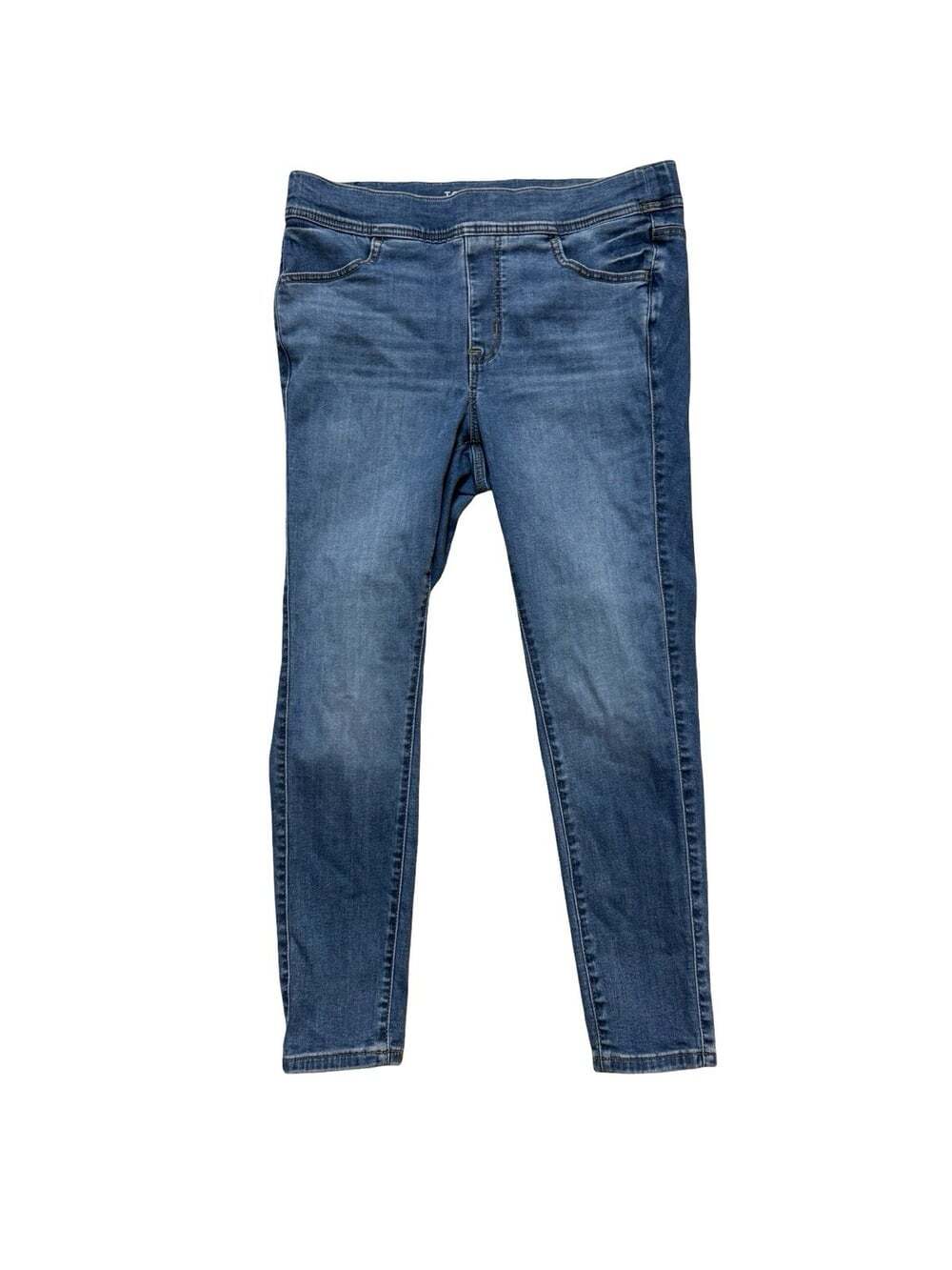 Torrid #FeelTheFit Blue Medium Wash Mid Rise Skinny Stretch 5-Pocket Jeans